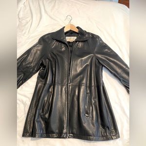 LA NOUVELLE GENUINE LEATHER OVERSIZED COAT/JACKET